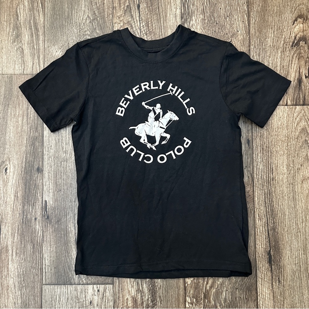 Beverly Hills Polo Club Short Sleeves T-shirt Boy’s Size L Black